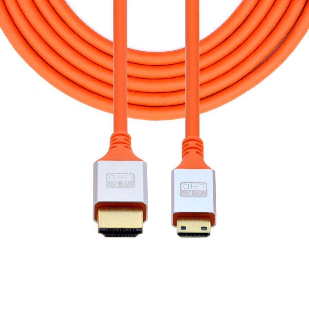 chenyang Mini HDMI Cable HDMI Ultra Soft High Flex HDTV Hyper Super Flexible Extension Cable 0.5M