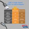 [10Gbps 2 Pack] USB C Female to USB A Male Adapter - USB 3.2 Converter High Speed 10Gbps Data Transfer & 60W Fast Charging, Compatible with Apple/iPhone/iPad view 4