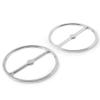 GZYF Motorcycle Horn Cover Accent Trim, Speaker Cover Horn Cover Parts Loop Set Trim for Harley Electra Glide, Street Glide, Trike 1996-2013, Chrome view 3