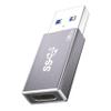 10Gbps Double Sided USB to USB C Adapter, Type C Female to USB 3.2 Male Adapter - 60W Fast Charging for iPhone 16 15 14 Plus Pro Max, Laptop, Samsung Galaxy S24 23, Car view 1