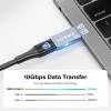10Gbps Double Sided USB to USB C Adapter, Type C Female to USB 3.2 Male Adapter - 60W Fast Charging for iPhone 16 15 14 Plus Pro Max, Laptop, Samsung Galaxy S24 23, Car view 4