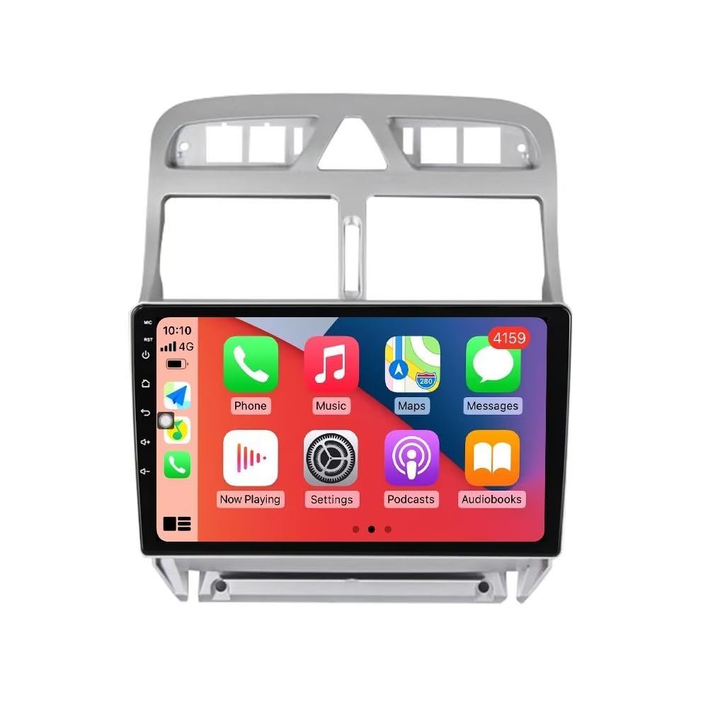 1280x720 9" IPS Touch Screen Android Car Stereo for Peugeot 307 2004-2013 Car Radio, 8Core 20+32GB Built-in Car-Play Android Auto GPS Navigation Dash Kit