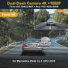 Fitcamx Front 4K+Rear 1080P Dash Cam Adapts for Mercedes-Benz CLS 2012-2018 (HD2-6020) 400 550 4MATIC, OEM Style, Dual HD Video, Built-in WiFi & APP, Loop Recording, G-Sensor, Easy to Set, 128GB Card view 2
