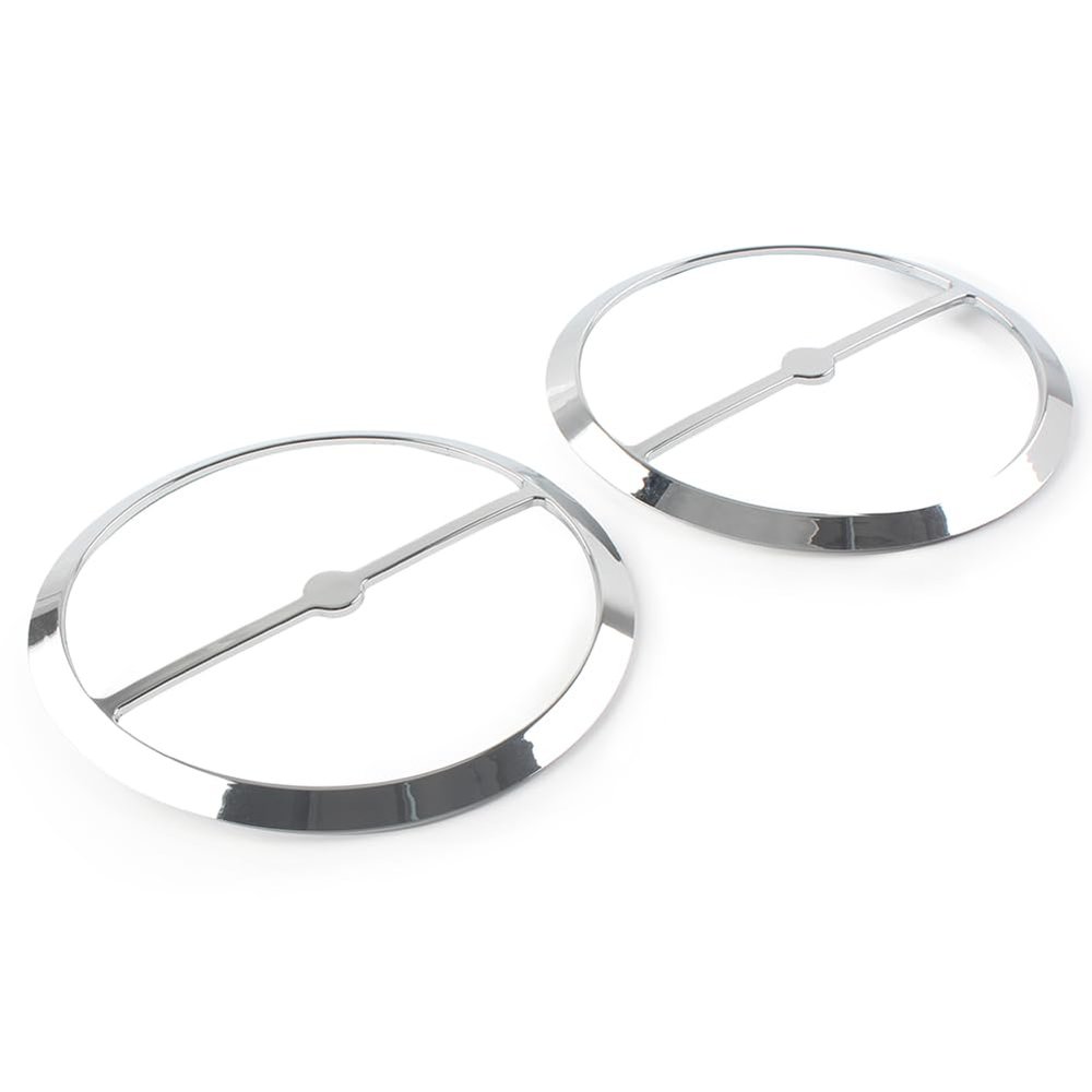 GZYF Left & Right Motorcycle Speaker Trim Ring Cover, Motorbike Speaker Grill Cover for Harley Electra Glide, Street Glide, Ultra Limited, Tri Glide 2014-2023, Chrome