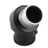 1.25 inch Diagonal Adapter Mirror Prism, 45 Degree Wide Viewing Optical Prism with Covers, Positive Prism Optic Mirror for Telescope Eyepiece Accessories view 4