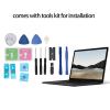 Laptop Bottom Case Rubber Feet Strips for Surface Laptop 3rd/4th/5th Generation, Anti Slip Laptop Rubber Feet Rubber Foot Strip Replacement for Surface 3 4 5 Replacement (Silver) view 3
