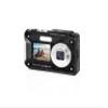 Minolta Waterproof Digital Camera - 48MP Photos, 4K UHD Video, Dual LCD Screens, 16ft Waterproof, 16X Zoom, Anti-Shake, Slow Motion, Compact Point-and-Shoot for Travel & Underwater (Black) view 4