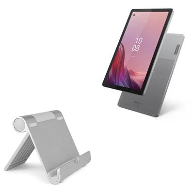 BoxWave Stand and Mount Compatible with Lenovo Tab M9 - VersaView Aluminum Stand, Portable, Multi Angle Viewing Sturdy