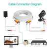 Aprelco 50ft White BNC Video Power Wire Cord Compatible with LW84W LHD44 LHV414 Camera Cable Lead view 4