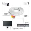 Aprelco 50ft White BNC Video Power Wire Cord Compatible with Samsung Camera Cable SDH-B74041 SDH-B74081 view 2