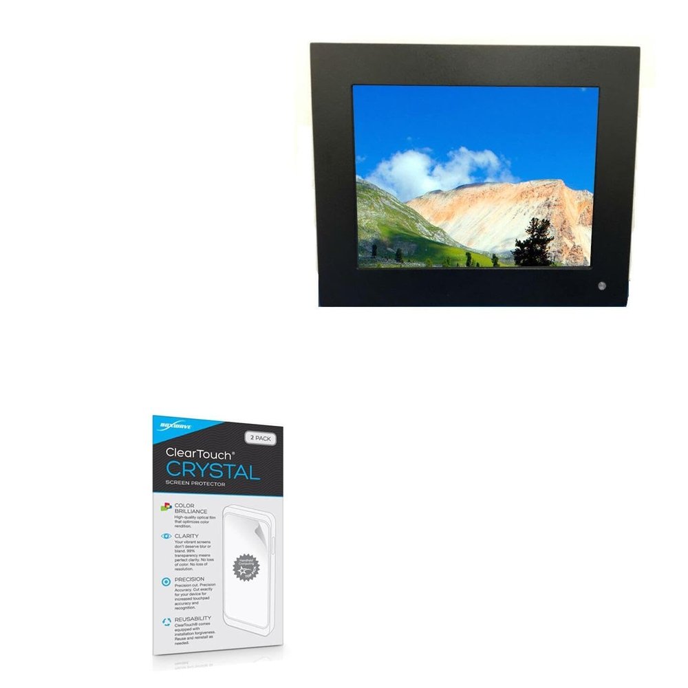 BoxWave Screen Protector Compatible with AbraxSys Corporation SRD-PM-104 - ClearTouch Crystal (2-Pack), HD Film Skin - Shields from Scratches