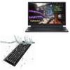 BoxWave Keyboard Compatible with Dell Alienware x15 R2 - AquaProof USB Keyboard, Washable Waterproof Water Resistant - Jet Black view 1
