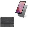 BoxWave Keyboard Compatible with Lenovo Tab M9 - SlimKeys Bluetooth Keyboard with Trackpad, Portable Slim TouchPad - Jet Black view 1