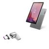 BoxWave Adapter Compatible with Lenovo Tab M9 - MagnetoSnap PD Angle Adapter, Magnetic Charging Connector Device Saver - Metallic Silver view 1
