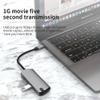 YIORYO 4 in 1 USB Hub Type-C USB Hub Multi Splitter Adapter 4 Ports USB Hub Expander High Speed Transmission Plug and Play for PC Computer view 3