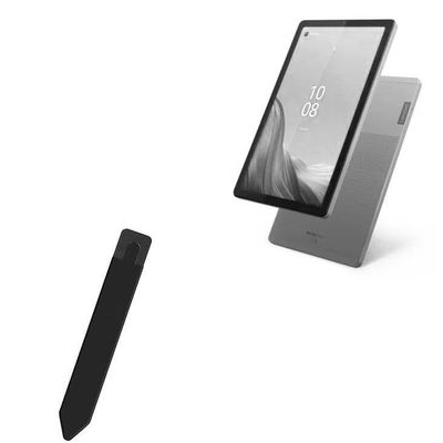 BoxWave Stylus Pouch Compatible with Lenovo Tab M9 - Stylus PortaPouch, Pen Stylii Holder Carrier Portable Self-Adhesive - Jet Black