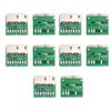 NFHK 10pcs Micro USB 3.0 10pin Female Socket Receptacle Board Mount SMT Type with PCB for USB Disk DIY OEM view 1