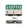 NFHK 10pcs Micro USB 3.0 10pin Female Socket Receptacle Board Mount SMT Type with PCB for USB Disk DIY OEM view 2