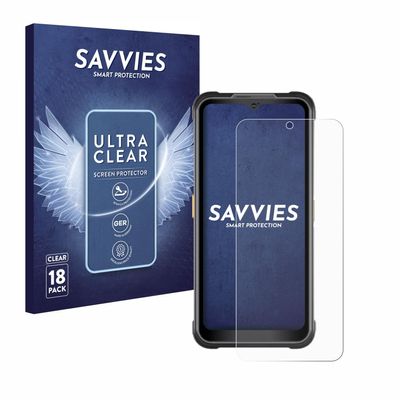 savvies Screen Protector compatible with AGM G2 Guardian Protection Film Clear 18-Pack