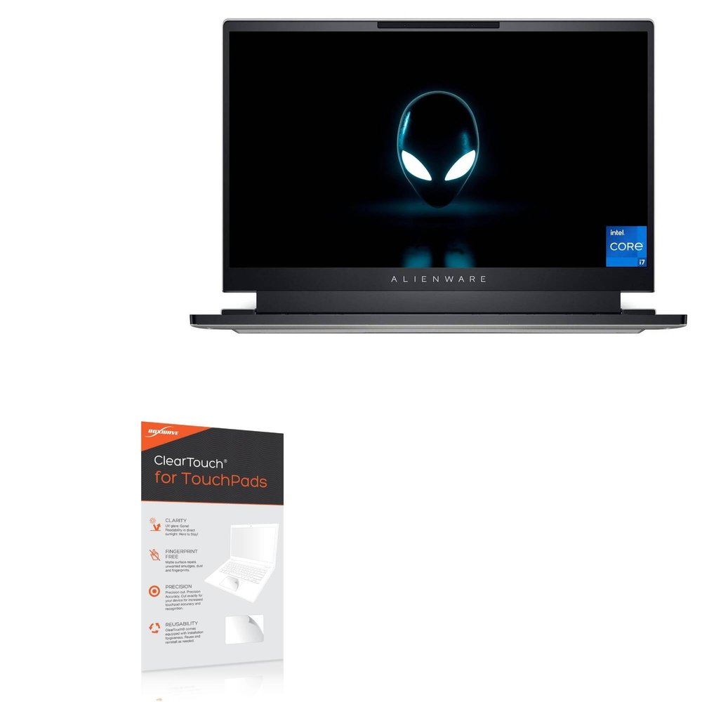 BoxWave Touchpad Protector Compatible with Dell Alienware x14 - ClearTouch for Touchpad (2-Pack), Pad Protector Shield Cover Film Skin