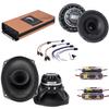 Diamond Audio MP654 6.5 inch and MP694 6X9 inch PRO Full-Range Co-Ax Horn Speaker with MICRO4V2 4-Channel Full Range Class D Amplifier (MP654 X MP694 X MICRO4V2) view 1