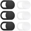 Webcam Cover Sticker Slide - Camera Privacy Security Protect for Phone Laptop, Black or White, 5 or 10, Cell Phone PC Accessories Camera Blocker Slider, Great for Privacy (10 White Sliders) view 1