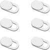 Webcam Cover Sticker Slide - Camera Privacy Security Protect for Phone Laptop, Black or White, 5 or 10, Cell Phone PC Accessories Camera Blocker Slider, Great for Privacy (10 White Sliders) view 3
