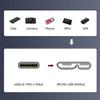 NFHK Type-C USB 3.0 USB-C Male to Micro 3.0 Type-B Female Screw Mount Type Extension Cable 5Gbps view 3