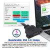 NFHK Type-C USB 3.0 USB-C Male to Micro 3.0 Type-B Female Screw Mount Type Extension Cable 5Gbps view 4