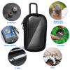 Lightweight Tpu Organizer Pouch Portable Phone Holder Bag for Travel Multi-purpose Storage for Music Players and Items Stylish Handbag Organizer (black) view 3