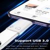 AreMe 2 Pack USB C and USB 3.0 OTG Adapter for iPhone/iPad, Support Connect Card Reader, U Disk, USB Flash Drive, Keyboard, Mouse, Lavalier Microphone, Digital Headphone view 2