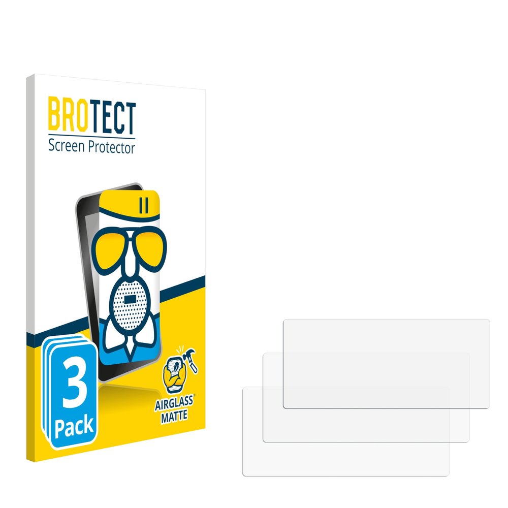 BROTECT Anti-Glare Glass Screen Protector Matte Compatible with EcoFlow Delta Pro (3 Pack) - Anti-Scratch 9H Protection Film
