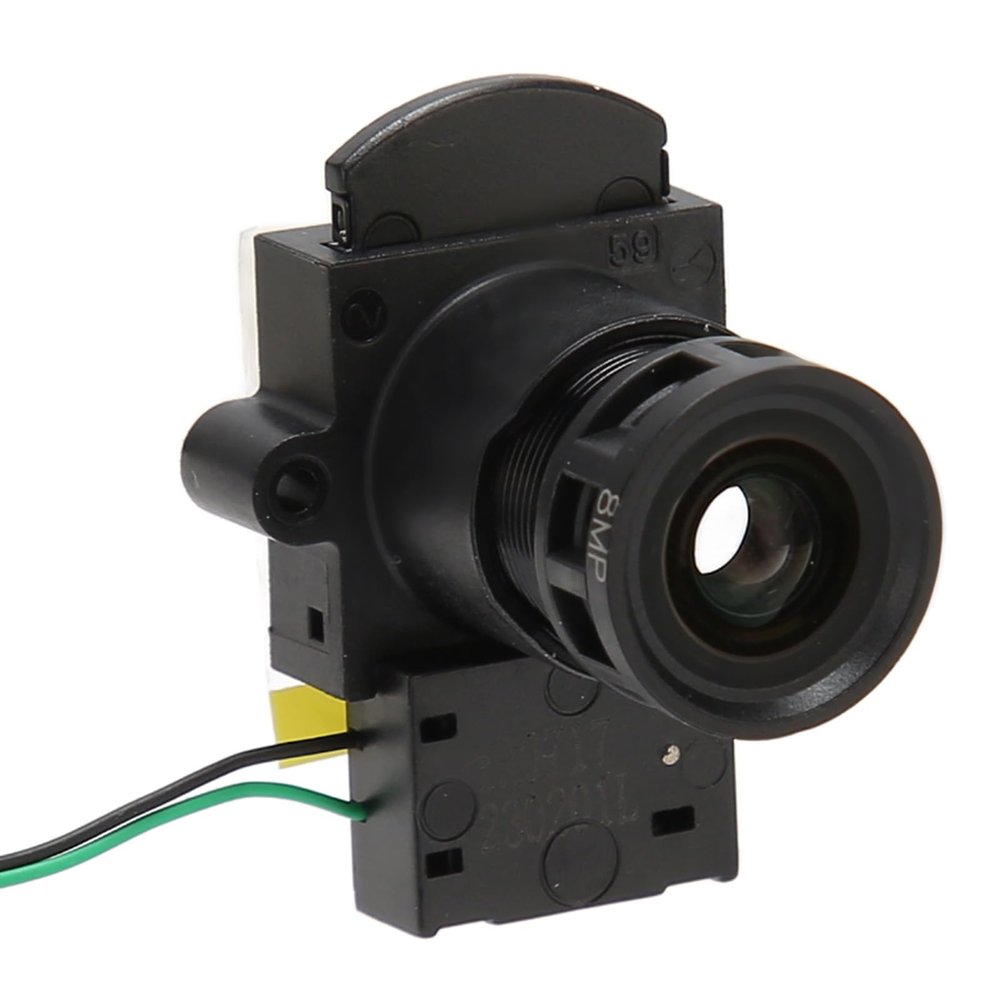 8mm 8MP HD F1.0 Fixed Focus Lens for Security Camera Surveillance, 104 Degrees Angle, Purpose Len Day or Night Full Color Warm Light Lens, Black Light Lens, YT10096 8MP H59 IR071