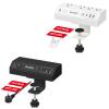 Desk Clamp Power Strip USB C - Multi Plug Outlet Extender Desktop Power Strip Surge Protector - Set of 2 (Black, White) view 1