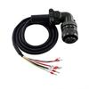 for ASD-CAPW1103 Servo High Power Motor Cable A2 High Power 850-3000W Motor Cable with Brake 3m view 1