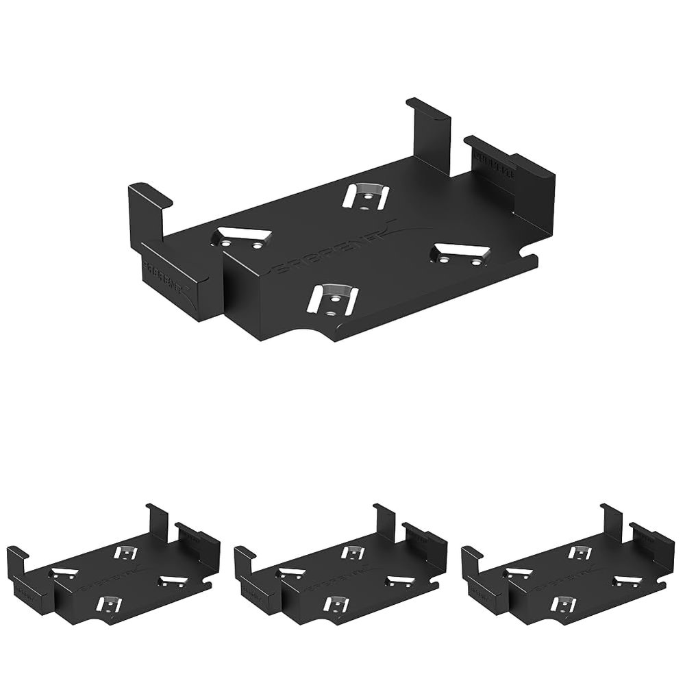 SABRENT Mac mini VESA Mount/Wall Mount/Under Desk Mount [Black] (BK-MABM) (Pack of 4)
