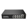 8 Port Gigabit PoE Switch with 2 Uplink, 802.3af/at PoE+ 1000Mbps, 120W Built-in Power, 4K Lighting Protection, Metal Plug & Play, Unmanaged POE Switch view 1