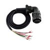 Applicable ACS3-CAPW2203 Servo High Power Motor Cable A3 High Power 850-2000W with Brake Motor Cable 3m view 1