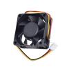 New 6CM Square Cooling Fan EFC-06E12D 6025 60 * 60 * 25MM DC12V 0.6A 3Lines view 2