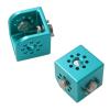 HangTon Block 3/8" Thread Bracket Lock Mounting Adapter for ARRI Sony RED Camera Lens Motor Teradek Wireless Blue view 2