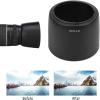 Camera Lens Hood ET-64II Quality Plastic Replacement for Canon EF-S EF 75-300mm f for 4.0-5.6 is USM for Camera Hood view 3