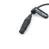 Alvin's Cables Mini XLR 3 Pin Male to XLR 3 Pin Female Coiled Audio Cable for Blackmagic Pocket Cinema Camera BMPCC 4K/6K, Video Assist 4K, Sharp 8K Cam view 3