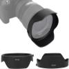EKsma EW-82 Lens Hood,Portable Plastic Sun Shade,Professional Replacement Lens Hood Shade Accessory for Canon 16-35mm F4L is USM Lens. view 2
