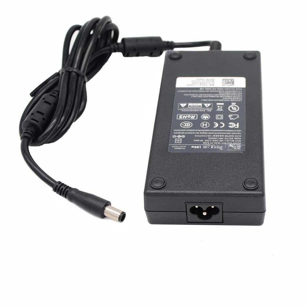 180W Laptop Power Adapter for Dell Precision M6600 M6800 0DW5G3 P30F, INSPIRON 15 7000 7559 7566 7577 Gaming Notebook Charger