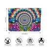 Abstract Mushroom Colorful Mandala Laptop Sleeve,Cute Laptop Sleeves 13 Inch,Puffy Laptop Protective Case for Apple Mac Pro/13'' MacBook Air 2022-2018,Waterproof view 4