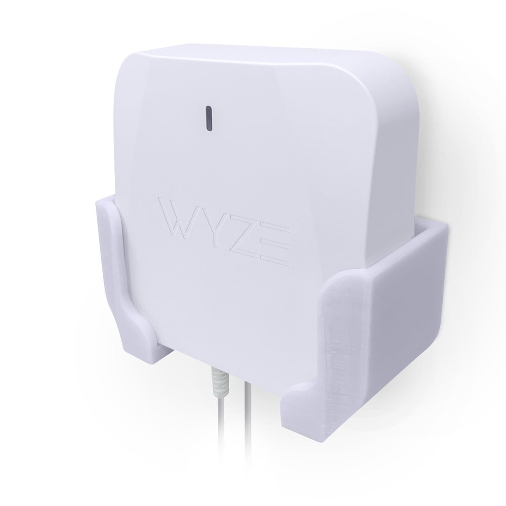 Screwless Wall Mount for Wyze WiFi 6 AX3000 Mesh Router, Strong VHB Adhesive, Easy to Install, Reduce Interference & Increase Range, Stick On & Screw-in Mounting by Brainwavz