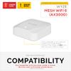 Screwless Wall Mount for Wyze WiFi 6 AX3000 Mesh Router, Strong VHB Adhesive, Easy to Install, Reduce Interference & Increase Range, Stick On & Screw-in Mounting by Brainwavz view 2