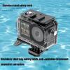 Waterproof Case for DJI Osmo Action 4/Osmo Action 3 Camera, 40M/131FT Underwater Diving Protective Shell with Bracket Waterproof Housing Case Accessories Kit for Osmo Action 3/4 view 4