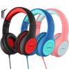 EarFun 3Packs Kids Headphones Wired with Microphone, 85/94dB Volume Limit Headphones for Kids, Portable Wired Headphone with Shareport, Stereo Sound Foldable Headset for School/Tablet/iPad/Kindle view 1