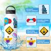 100 PCS Funny Science Laboratory Stickers for Kids Teens Adults, Physics Biology Chemistry Experiment Stickers, Waterproof Vinyl Stickers for Water Bottle Laptop Luggage Guitar view 4